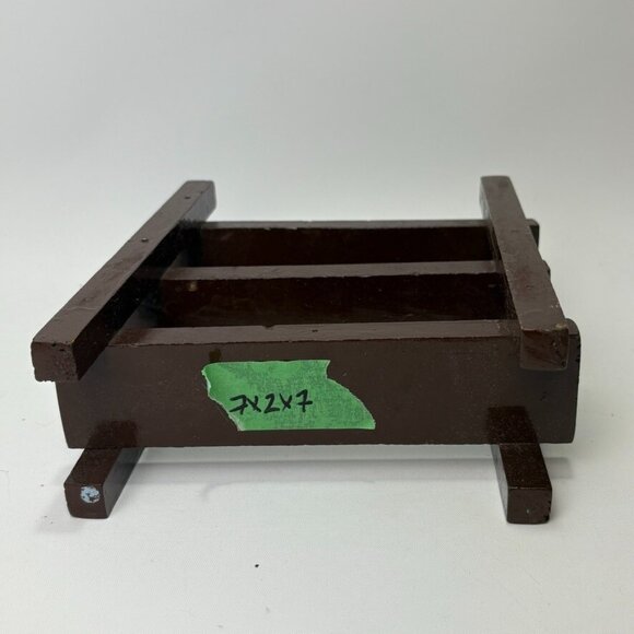 Primitive Vintage Antique Dollhouse Furniture Toy Shelf - Miniature (unstable) - Picture 5 of 6